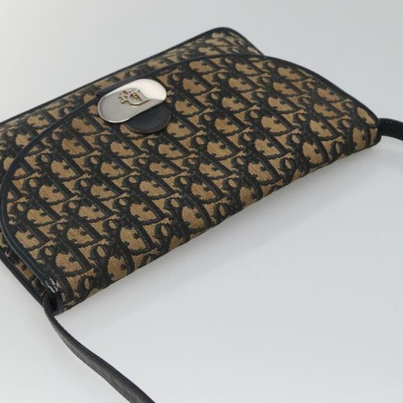 DIOR Trotter Canvas Shoulder Bag Navy - Picture 6 of 16